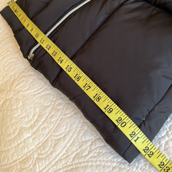 Down Puffer Zipper Vest Womens Large Blue Pockets Warm Active Athleisure Hiking - Picture 10 of 16